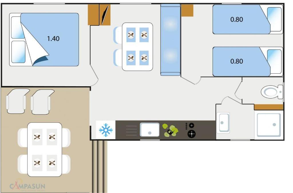 Camping Parc Mogador 사나리쉬르메르 외부 사진